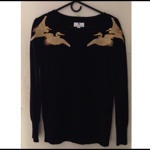 Black long sleeve top