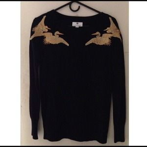 Black long sleeve top