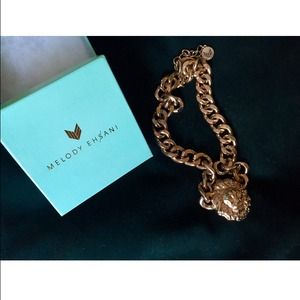 ❕Melody Ehsani Gold Chain Statement Necklace