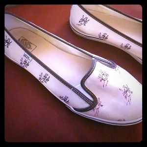 Vans with cute little pink angels