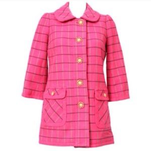 Juicy Couture plaid coat