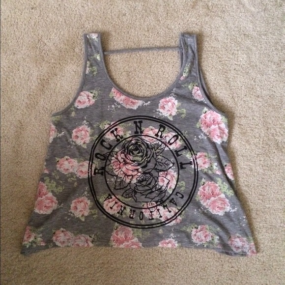 Floral Rock n Roll Graphic Tee
