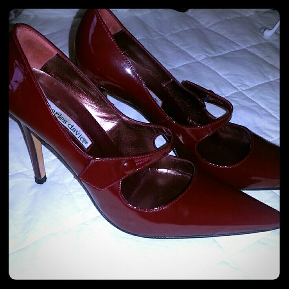 Charles David Patent Mary Jane Pumps