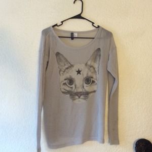 H&m cat sweater