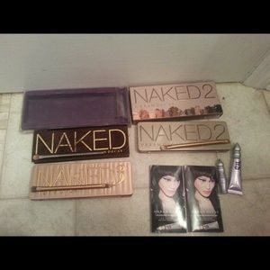 Naked 1,2,3 and primer potion and blush bundle