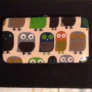 OWL clutch wallet