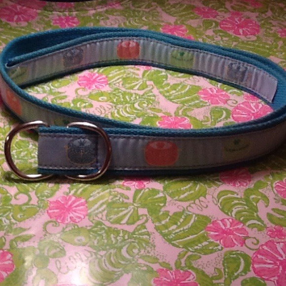 Preppy Nantucket Basket d-ring belt