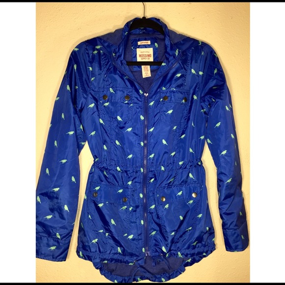 ☔️ Blue Rain Coat Park Anorak
