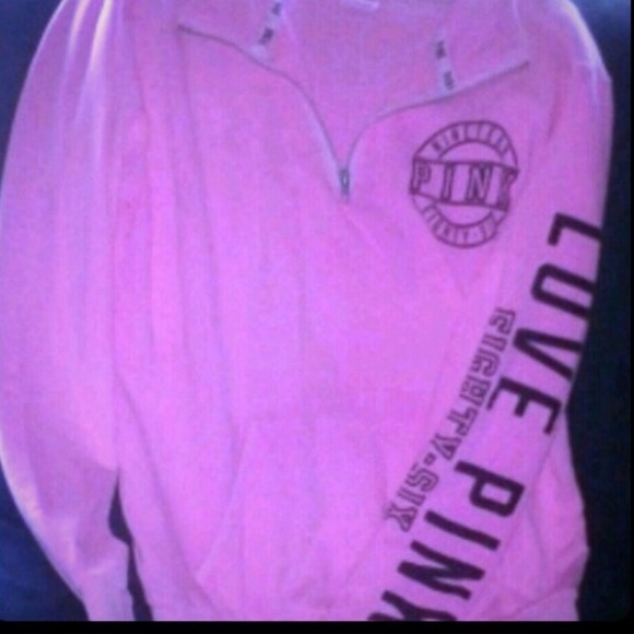 PINK Victoria's Secret Tops - Vs Pink half zip