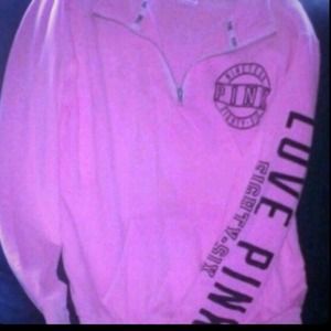 Vs Pink half zip