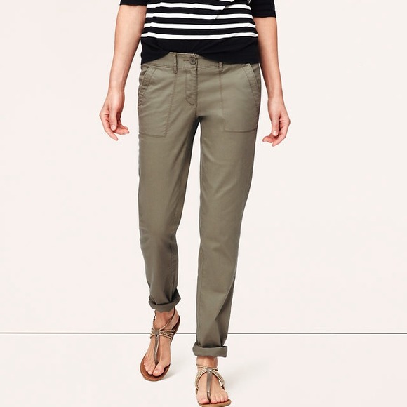Anntaylor Loft "relaxed skinny" cargos