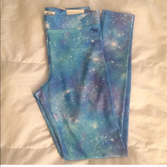NWT VICTORIA'S SECRET GALAXY FASHION LEGGINGS