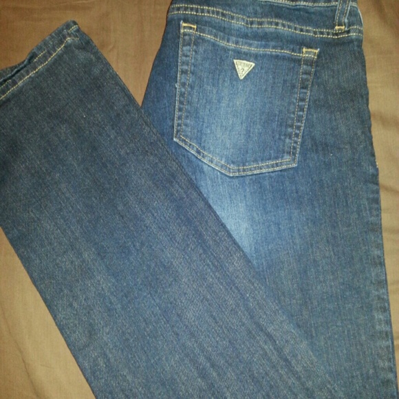 Dark denim jeans