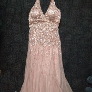 Rose prom dress