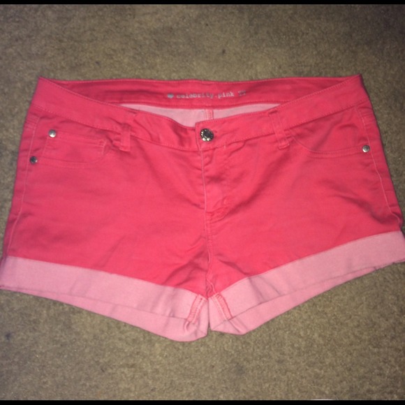 Coral Pink Shorts