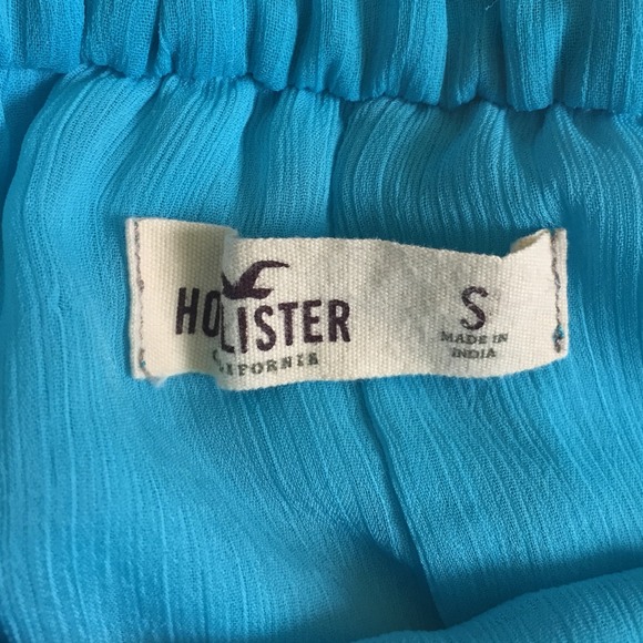 •SOLD•  Hollister Blue Chiffon Skirt sz S - Picture 3 of 3