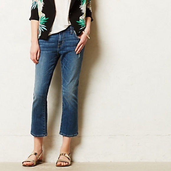 Anthropologie Cropped Boot Jeans