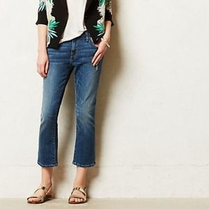 Anthropologie Cropped Boot Jeans