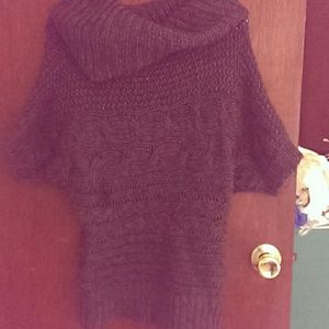 The Limited Silver Knit Sweater