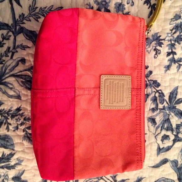 Coach makeup bag