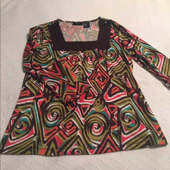 Multi colored blouse