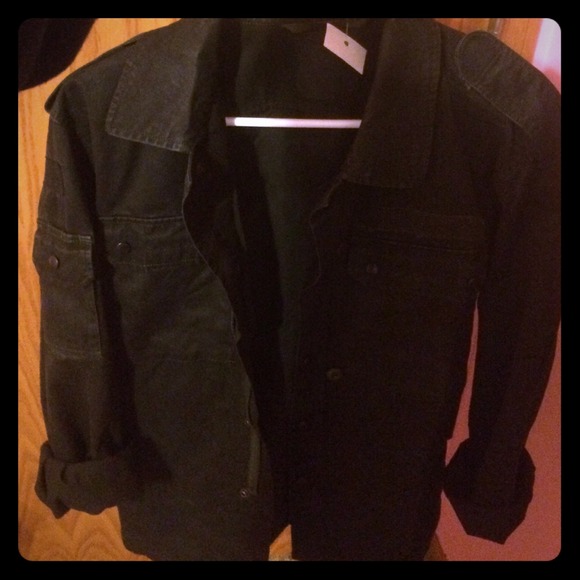 Brandy Melville Black army jacket