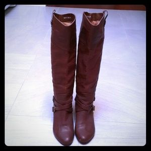 Belle real leather tall boots