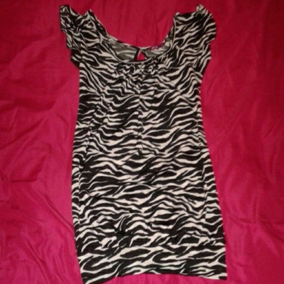 Zebra print top