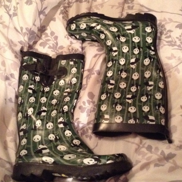 Panda Rain Boots