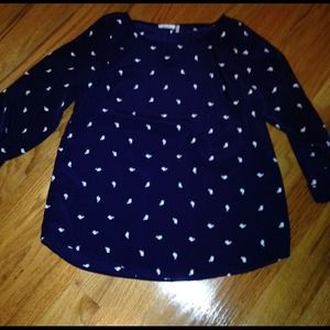 NWT navy blue shirt