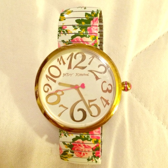 Betsy Johnson Floral Watch