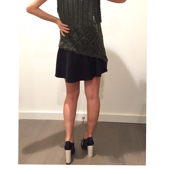 SOLD Boho knitted open vest - Picture 3 of 4