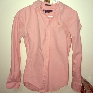 PINK POLO BUTTON UP