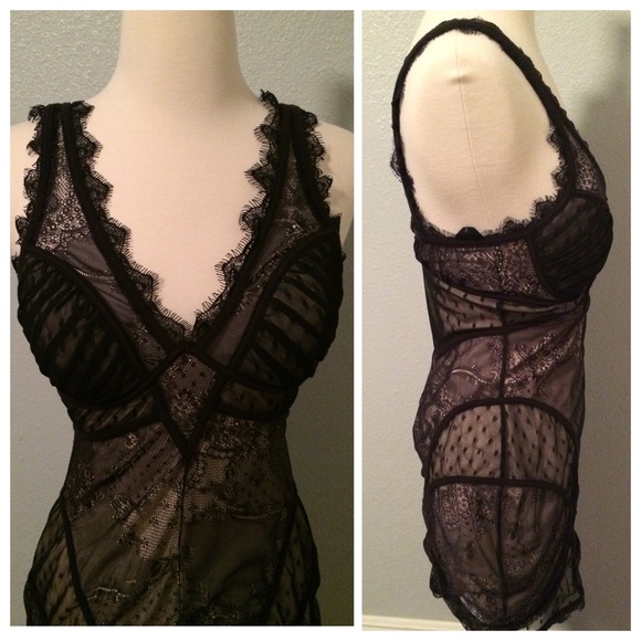 Bebe black lace Dress - Picture 4 of 4