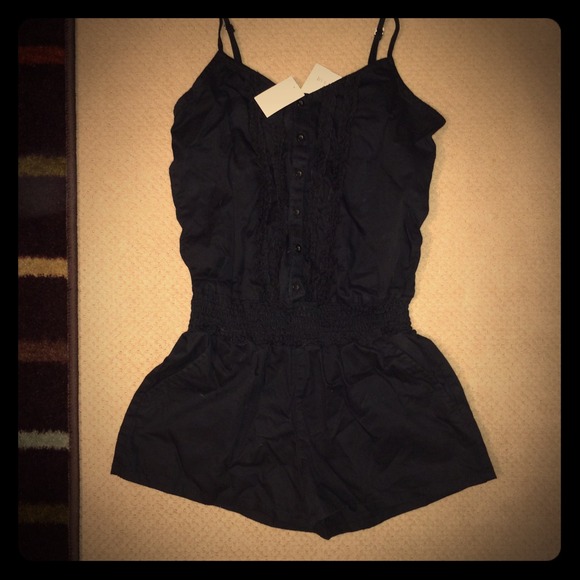 ⚡️Reduced⚡️New W/ Tags Black Romper