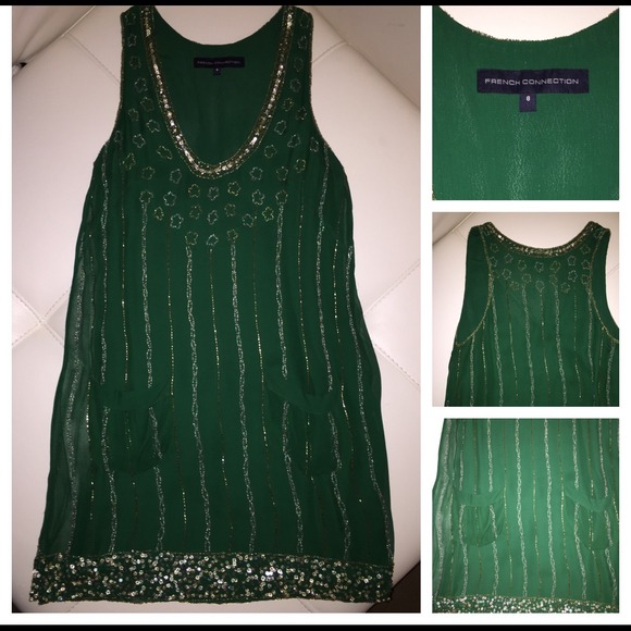 Green beaded dress for all occasions!! - Picture 1 of 4