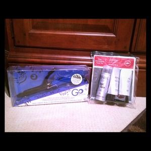 ✨Xmas Sale✨NEW curling iron & product bundle