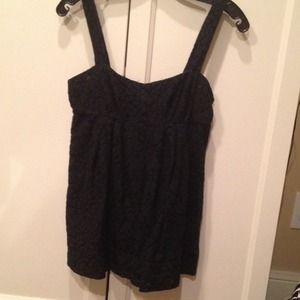 Black lace tank top