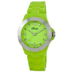 Breda Women's Green Tara Tready Plastic Watch