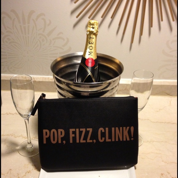 Kate Spade Pop fizz clink pouch.
