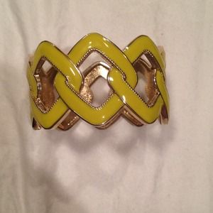 Chunky yellow/gold bracelet