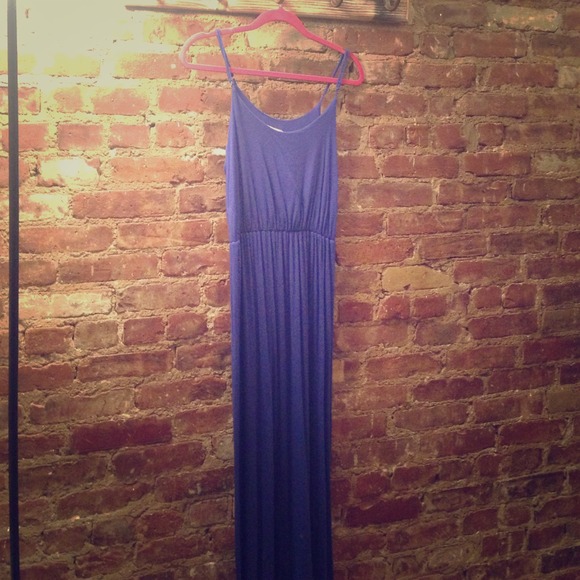 Purple maxi dress