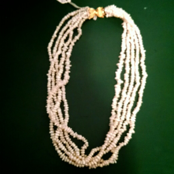 Vintage 5 Strand Freshwater Pearls GF Clasp