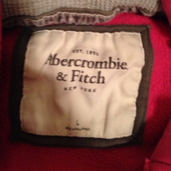 Abercrombie and Fitch pink and navy hoodie - Picture 4 of 4