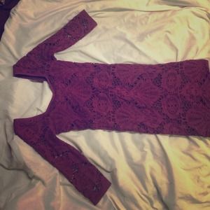 Semi formal purple free people dress