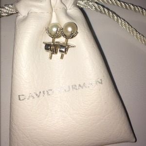 David Yurman Pearl Earrings