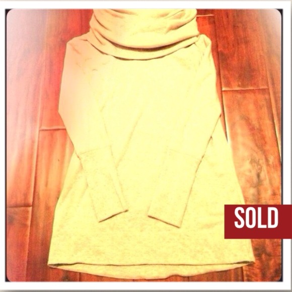 Gray size M cowl neck sweater