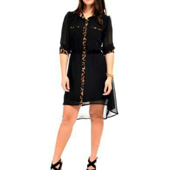 Roar Girl Fish Tail Dress Black