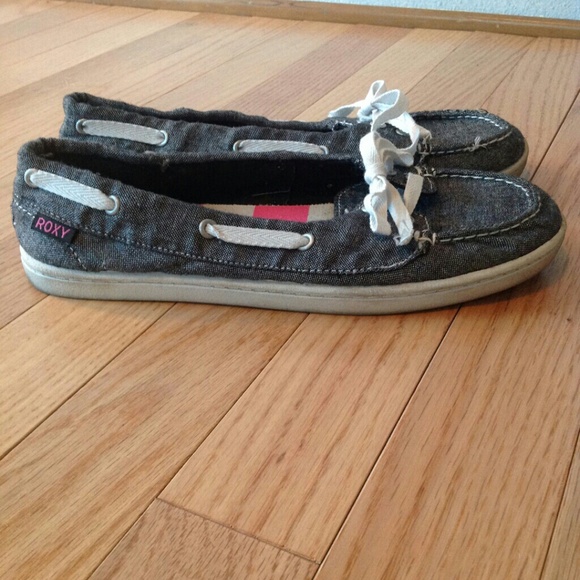*SOLD* Roxy Denim Alpha Boat Shoes - Picture 3 of 4