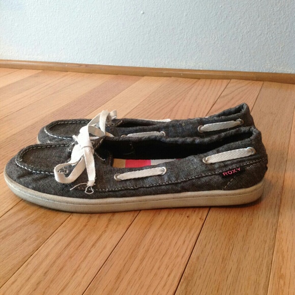 *SOLD* Roxy Denim Alpha Boat Shoes - Picture 4 of 4